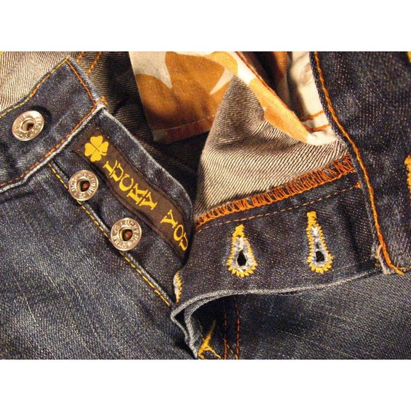 Lucky Brand Victory Rider Womens Jeans 30x31 MEASURED tag 4/27 LOW RISE Blue - Picture 7 of 12